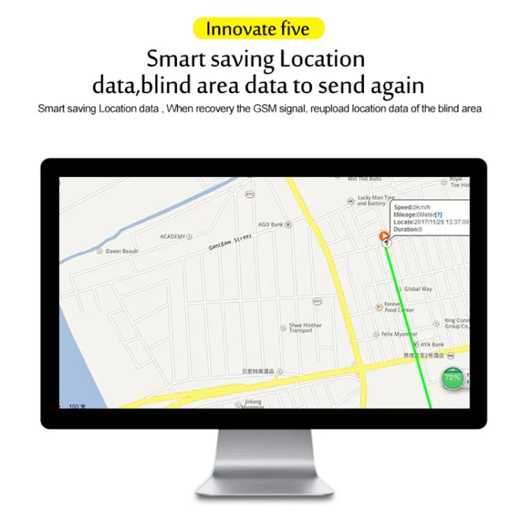 جهاز تتبع سيارات وشاحنات TK108 2G 4PIN في الوقت الحقيقي، يدعم GSM GPRS GPS وAGPS مع مرحل وبطارية، 4PIN