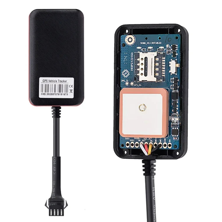 جهاز تتبع سيارات وشاحنات TK108 2G 4PIN في الوقت الحقيقي، يدعم GSM GPRS GPS وAGPS مع مرحل وبطارية، 4PIN