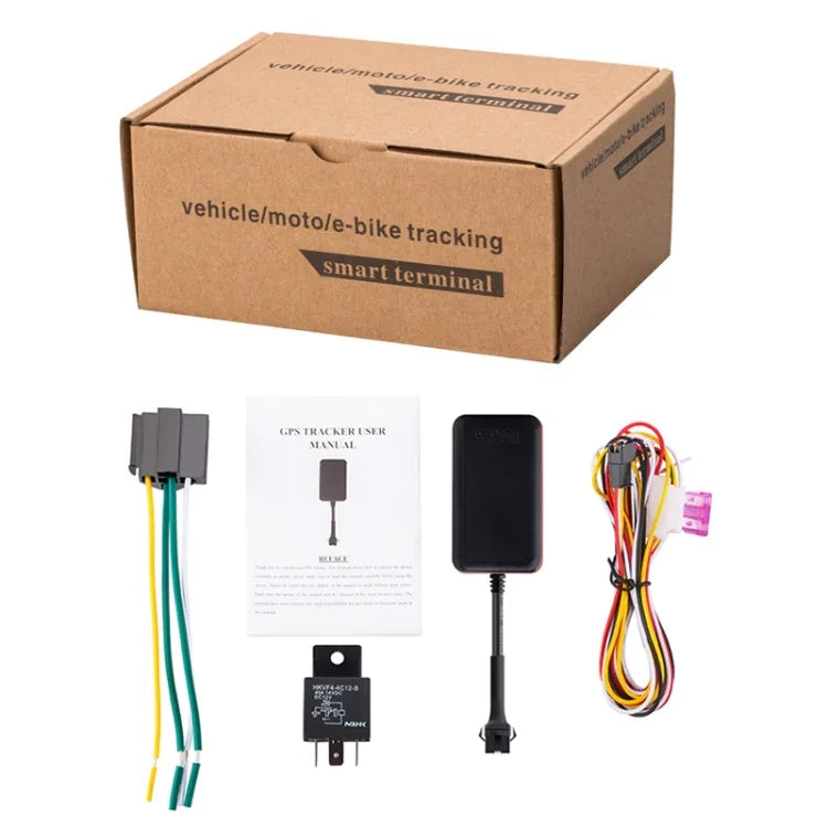 جهاز تتبع سيارات وشاحنات TK108 2G 4PIN في الوقت الحقيقي، يدعم GSM GPRS GPS وAGPS مع مرحل وبطارية، 4PIN