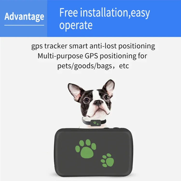 TK203 جهاز تعقب GPS / GPRS / GSM 4G شخصي / للبضائع / للحيوانات الأليفة / للحقائب مع طوق تعقب وتتبع مباشر، TK203