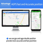 TK203 جهاز تعقب GPS / GPRS / GSM 4G شخصي / للبضائع / للحيوانات الأليفة / للحقائب مع طوق تعقب وتتبع مباشر، TK203