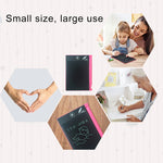 CHUYI 4.4 inch LCD Writing Tablet Portable Electronic Writing Drawing Board Doodle Pads with Stylus for Home School Office, 4.4 inch Pink