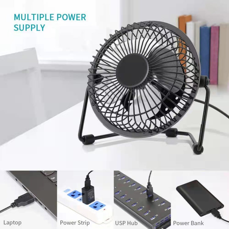 مروحة كهربائية مكتبية صغيرة USB