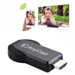جهاز استقبال لاسلكي M2 Plus لعرض WiFi يدعم Airplay وMiracast وDLNA بدقة 1080P مع وصلة HDMI لتلفاز، متوافق مع iPhone وSamsung والهواتف الذكية الأخرى بنظام أندرويد، M2 Plus