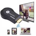 جهاز استقبال لاسلكي M4 Plus لعرض WiFi يدعم Airplay وMiracast وDLNA بدقة 1080P مع وصلة HDMI لتلفاز، متوافق مع iPhone وSamsung والهواتف الذكية الأخرى بنظام أندرويد، M4 Plus