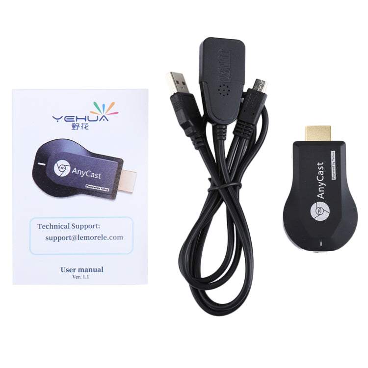 جهاز استقبال لاسلكي M4 Plus لعرض WiFi يدعم Airplay وMiracast وDLNA بدقة 1080P مع وصلة HDMI لتلفاز، متوافق مع iPhone وSamsung والهواتف الذكية الأخرى بنظام أندرويد، M4 Plus