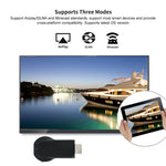 جهاز استقبال لاسلكي M4 Plus لعرض WiFi يدعم Airplay وMiracast وDLNA بدقة 1080P مع وصلة HDMI لتلفاز، متوافق مع iPhone وSamsung والهواتف الذكية الأخرى بنظام أندرويد، M4 Plus