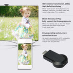 جهاز استقبال لاسلكي M9 Plus لعرض WiFi يدعم Airplay وMiracast وDLNA بدقة 1080P مع وصلة HDMI، M9 Plus