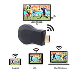 جهاز استقبال لاسلكي M9 Plus لعرض WiFi يدعم Airplay وMiracast وDLNA بدقة 1080P مع وصلة HDMI، M9 Plus