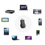 جهاز استقبال لاسلكي M9 Plus لعرض WiFi يدعم Airplay وMiracast وDLNA بدقة 1080P مع وصلة HDMI، M9 Plus
