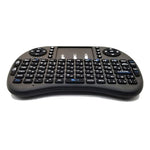 لغة الدعم: الروسية لوحة مفاتيح لاسلكية i8 Air Mouse مع لوحة لمس لصندوق Android TV والتلفاز الذكي والكمبيوتر اللوحي والكمبيوتر الشخصي Xbox360 وPS3 وHTPC/IPTV