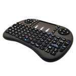 لغة الدعم: الفرنسية لوحة مفاتيح لاسلكية i8 Air Mouse مع لوحة لمس لصندوق Android TV والتلفاز الذكي والكمبيوتر اللوحي والكمبيوتر الشخصي Xbox360 وPS3 وHTPC/IPTV، الفرنسية
