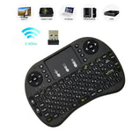 لغة الدعم: العبرية لوحة مفاتيح لاسلكية i8 Air Mouse مع لوحة لمس لصندوق Android TV والتلفاز الذكي والكمبيوتر اللوحي والكمبيوتر الشخصي Xbox360 وPS3 وHTPC/IPTV، العبرية