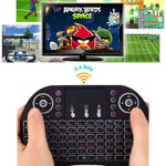 لغة الدعم: العبرية لوحة مفاتيح لاسلكية i8 Air Mouse مع لوحة لمس لصندوق Android TV والتلفاز الذكي والكمبيوتر اللوحي والكمبيوتر الشخصي Xbox360 وPS3 وHTPC/IPTV، العبرية