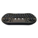 لغة الدعم: الإنجليزية لوحة مفاتيح لاسلكية i8 Air Mouse مع لوحة لمس لصندوق Android TV والتلفاز الذكي والكمبيوتر اللوحي والكمبيوتر الشخصي Xbox360 وPS3 وHTPC/IPTV، الإنجليزية