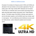 مجموعة نقل لاسلكي Measy W2H بتردد 60 جيجاهرتز بدقة 4K Ultra HD، مسافة الإرسال: 30 م، قابس المملكة المتحدة، 4K