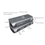 صندوق التقاط فيديو وصوت USB 2.0 من نوع Z27 مع مدخل HDM أنثى وميكروفون إلى HDM أنثى، Z27