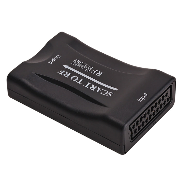 محول فيديو من SCART إلى RF، يدعم RF 67.25 ميجاهرتز، 61.25 ميجاهرتز، SCART إلى RF