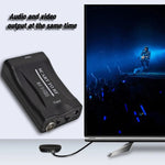 محول فيديو من SCART إلى RF، يدعم RF 67.25 ميجاهرتز، 61.25 ميجاهرتز، SCART إلى RF