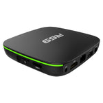 صندوق تلفاز ذكي R69 بدقة 1080P بنظام أندرويد 4.4 مشغل وسائط مع جهاز تحكم عن بعد، رباعي النواة Allwinner H3، ذاكرة وصول عشوائي: 1 جيجابايت، ذاكرة تخزين داخلية: 8 جيجابايت، واي فاي 2.4 جيجاهرتز، LAN، قابس أوروبي، 1GB+8GB