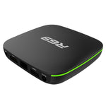 صندوق تلفاز ذكي R69 بدقة 1080P بنظام أندرويد 4.4 مشغل وسائط مع جهاز تحكم عن بعد، رباعي النواة Allwinner H3، ذاكرة وصول عشوائي: 1 جيجابايت، ذاكرة تخزين داخلية: 8 جيجابايت، واي فاي 2.4 جيجاهرتز، LAN، قابس أوروبي، 1GB+8GB