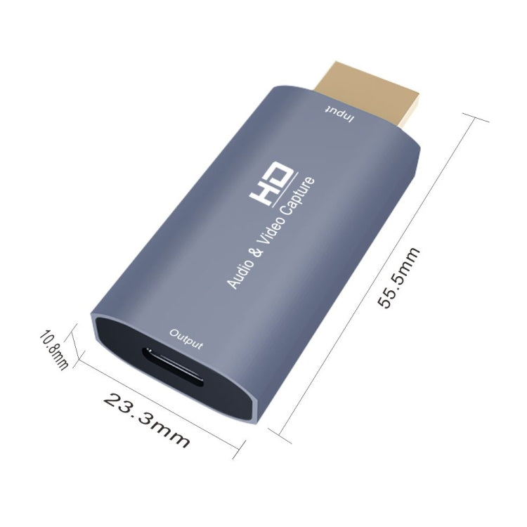 بطاقة التقاط فيديو Z50 USB-C / Type-C أنثى إلى HDMI ذكر، Z50