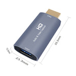 بطاقة التقاط فيديو Z51 USB أنثى إلى HDMI ذكر، Z51