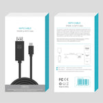كابل UC506 USB-C / Type-C إلى HDMI بدقة 2K 60 هرتز HDTV، UC506