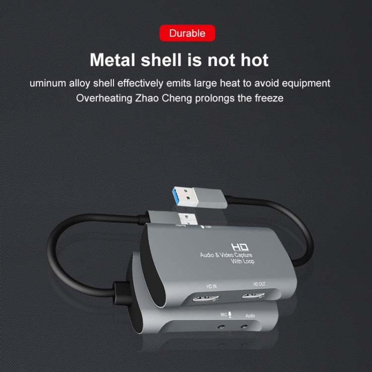 Z30 صندوق التقاط فيديو وصوت HDMI أنثى + ميكروفون إلى HDMI أنثى + صوت + USB 2.0، Z30