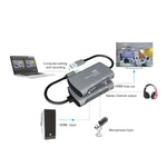 Z30 صندوق التقاط فيديو وصوت HDMI أنثى + ميكروفون إلى HDMI أنثى + صوت + USB 2.0، Z30