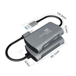 Z31 صندوق التقاط فيديو وصوت HDMI أنثى إلى HDMI أنثى + صوت + USB 2.0، Z31