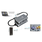 Z31 صندوق التقاط فيديو وصوت HDMI أنثى إلى HDMI أنثى + صوت + USB 2.0، Z31