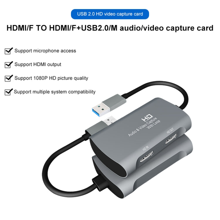 Z31 صندوق التقاط فيديو وصوت HDMI أنثى إلى HDMI أنثى + صوت + USB 2.0، Z31