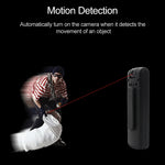 قلم تسجيل فيديو وكاميرا بدقة 1080P بتصميم مشبك خلفي B18، يدعم كشف الحركة / رؤية ليلية بالأشعة تحت الحمراء / كاميرا دوارة 180 درجة / بطاقة TF