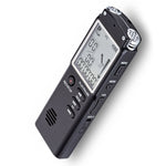 مسجل صوت رقمي بتقليل الضوضاء بشاشة أحادية اللون T60، 16G، يدعم صيغة MP3 / WAV، 16G