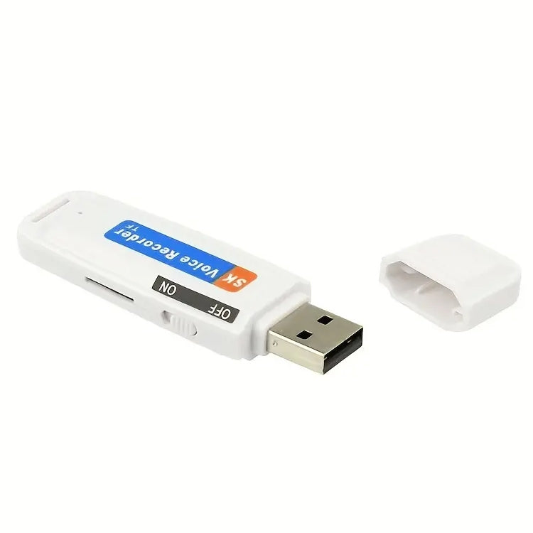 مسجل صوت USB محمول قابل لإعادة الشحن SK001، بدون ذاكرة، بدون ذاكرة