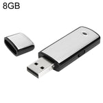 مسجل صوت محمول قابل لإعادة الشحن مع ذاكرة USB SK858، 8 جيجابايت