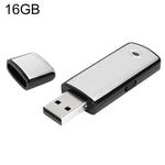 مسجل صوت محمول قابل لإعادة الشحن مع ذاكرة USB SK858، 16 جيجابايت