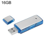 مسجل صوت محمول قابل لإعادة الشحن مع ذاكرة USB SK858، 16 جيجابايت