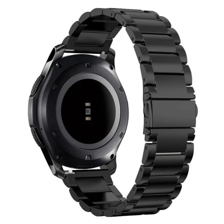 سوار ساعة من الفولاذ المقاوم للصدأ لسامسونج Gear S3 مقاس 22مم