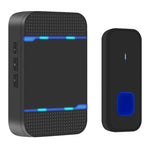 مستقبل جرس باب لاسلكي N15K-1T1-B بقوة 110 ديسيبل، مقاوم للماء بمعيار IP55، منخفض استهلاك الطاقة، واي فاي مع ضوء ليلي، 53 نغمة موسيقية، مسافة استقبال: 300م، N15K-1T1-B أبيض، N15K-1T1-B أسود