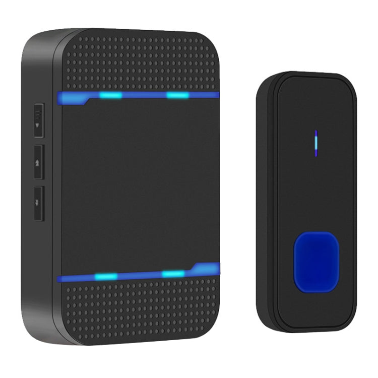 مستقبل جرس باب لاسلكي N15K-1T1-B بقوة 110 ديسيبل، مقاوم للماء بمعيار IP55، منخفض استهلاك الطاقة، واي فاي مع ضوء ليلي، 53 نغمة موسيقية، مسافة استقبال: 300م، N15K-1T1-B أبيض، N15K-1T1-B أسود