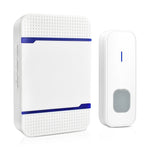 مستقبل جرس باب لاسلكي N15K-1T1-B بقوة 110 ديسيبل، مقاوم للماء بمعيار IP55، منخفض استهلاك الطاقة، واي فاي مع ضوء ليلي، 53 نغمة موسيقية، مسافة استقبال: 300م، N15K-1T1-B أبيض، N15K-1T1-B أسود
