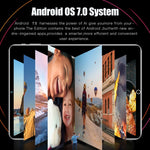 أندرويد 7.0 MT6592 ثماني النواة، يدعم شريحتي اتصال، واي فاي، بلوتوث، GPS، 2 جيجابايت + 16 جيجابايت