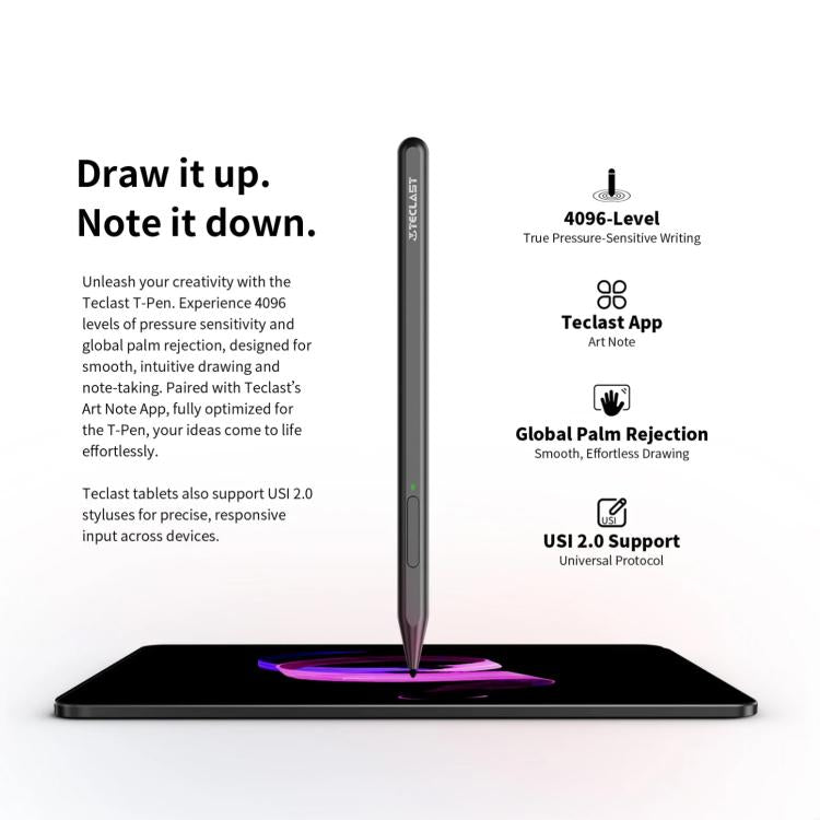 جهاز تابلت Teclast ArtPad Pro، 8 جيجابايت + 256 جيجابايت، شاشة 12.7 بوصة أندرويد 15 مع معالج MTK Helio G99 ثماني النواة، شبكة 4G بشريحتي اتصال، ArtPad Pro