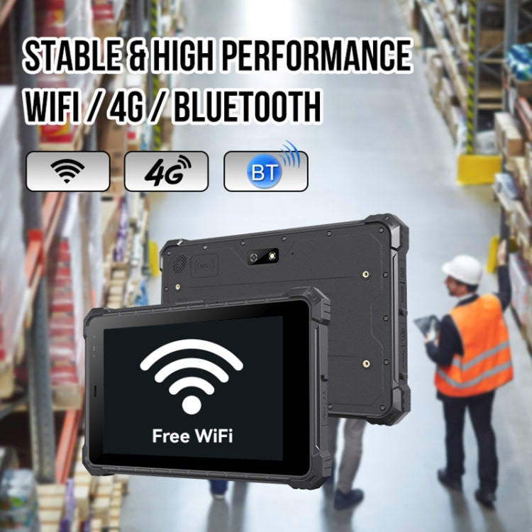 مقاوم للماء والغبار والصدمات IP68، أندرويد 10.0 معالج MT6771 ثماني النواة، يدعم GPS/WiFi/BT/NFC، قابس المملكة المتحدة، 8 بوصة 4GB+64GB