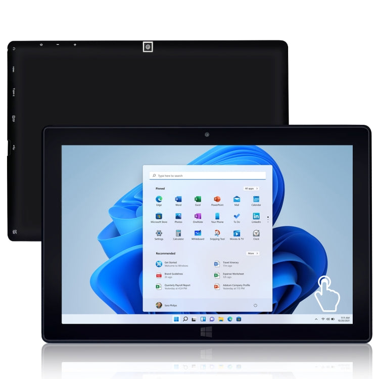 ويندوز 10، إنتل سيليرون J3455 رباعي النواة، يدعم بطاقة TF وHDMI وBT وواي فاي مزدوج، بدون لوحة مفاتيح، N4000 رباعي النواة 8 جيجابايت + 128 جيجابايت