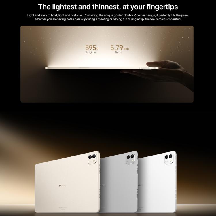 جهاز لوحي Honor MagicPad3 Pro بشاشة 13.3 بوصة واي فاي، 16 جيجابايت + 512 جيجابايت، MagicOS 10.0، Qualcomm Snapdragon 8 Lite Gen5 ثماني النواة، 16 جيجابايت + 512 جيجابايت