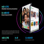 بدون لوحة مفاتيح، أندرويد 11، معالج Qualcomm Snapdragon 662 ثماني النواة حتى 2.0GHz، يدعم شريحتي اتصال وبلوتوث وواي فاي وبطاقة TF (أسود + أزرق)، HiPad Pro 8GB+128GB