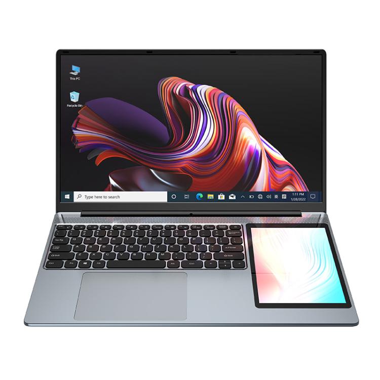 حاسوب محمول UNIWA ULAP Q15ZR، 8GB+512GB، شاشة مزدوجة 15.6 بوصة و7 بوصة، ويندوز 11، إنتل ألدر ليك N100 ثماني النواة، قابس أستراليا، 8GB+512GB